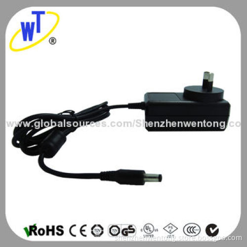 36W SAA Plug Universal AC/DC Adapters with 1.2/1.5/1.8M Cord, 5.5*2.5/2.1mm Connection